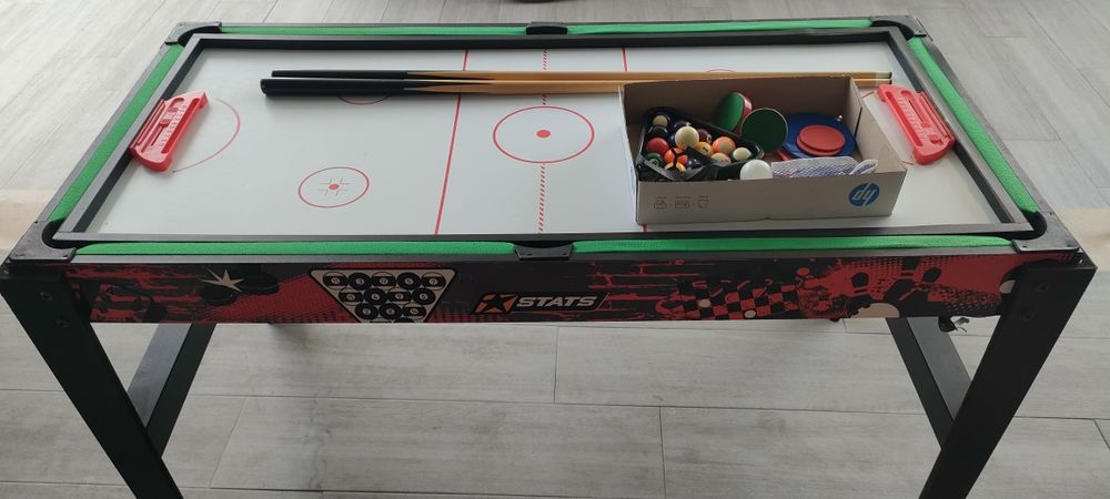 Mesa jogos infantil Ping Pong,  bilhar snooker e air hóquei