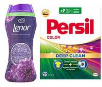 Zestaw Persil proszek do prania 1,62kg 27WL+perełki zapachowe Lenor