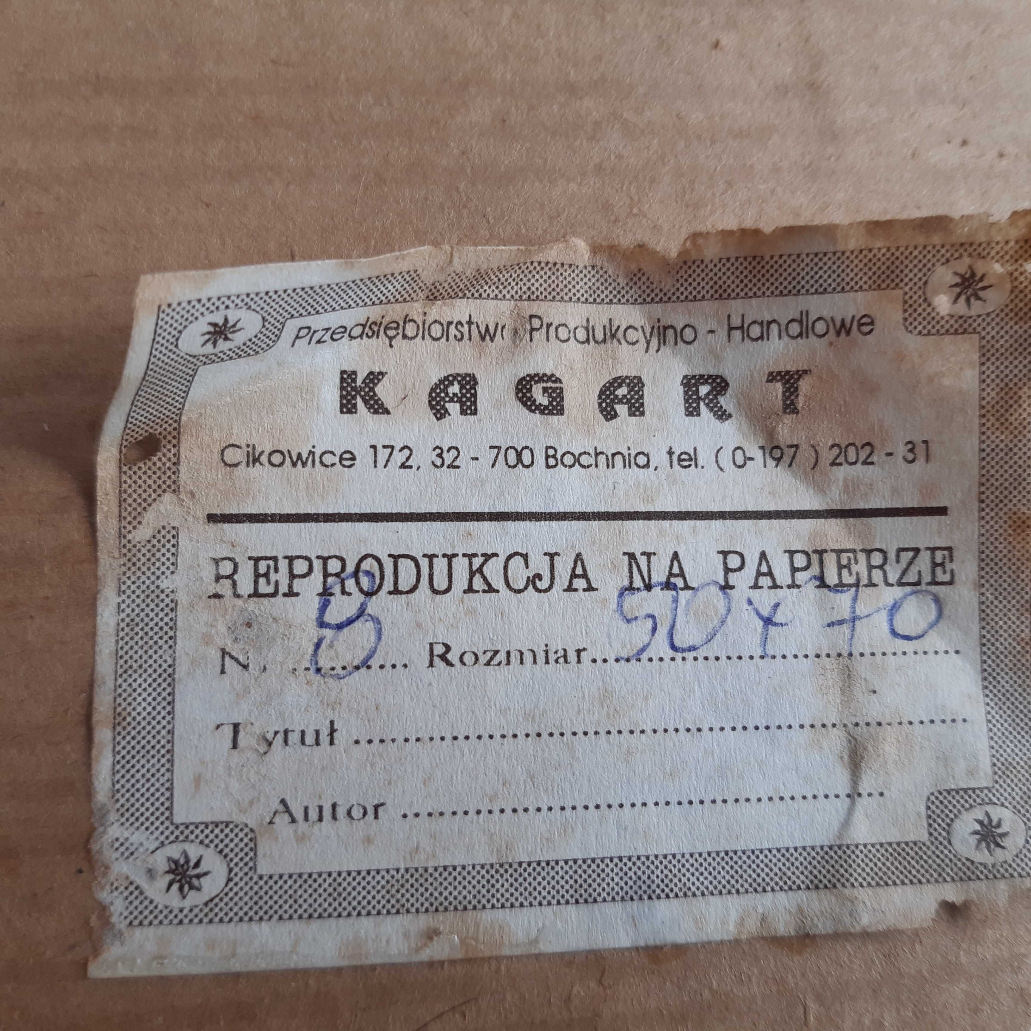 Obraz w ramie. Konie