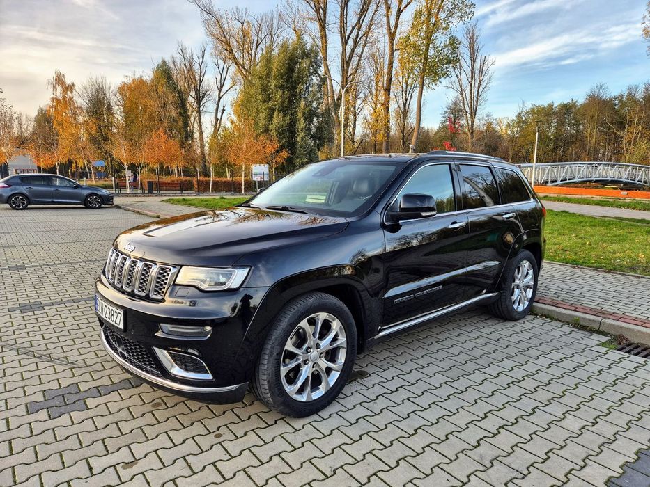 Jeep Grand Cherokee Summit, Nowe Opony Continental, Zadbany, Serwisowany, FV23%