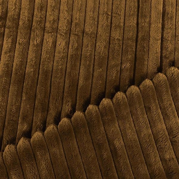 Koc 160x200 Mikrofibra Tłoczona ARDEA Pasy Jednolity Pled Narzuta