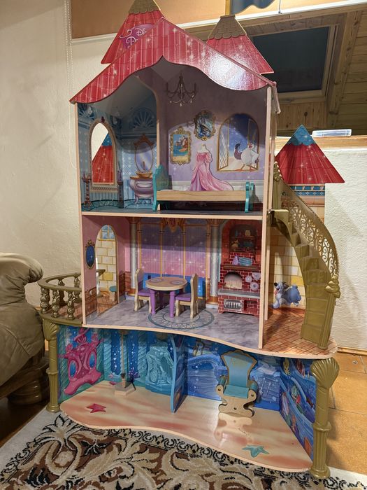 Pałac Arielki disney domek dla lalek