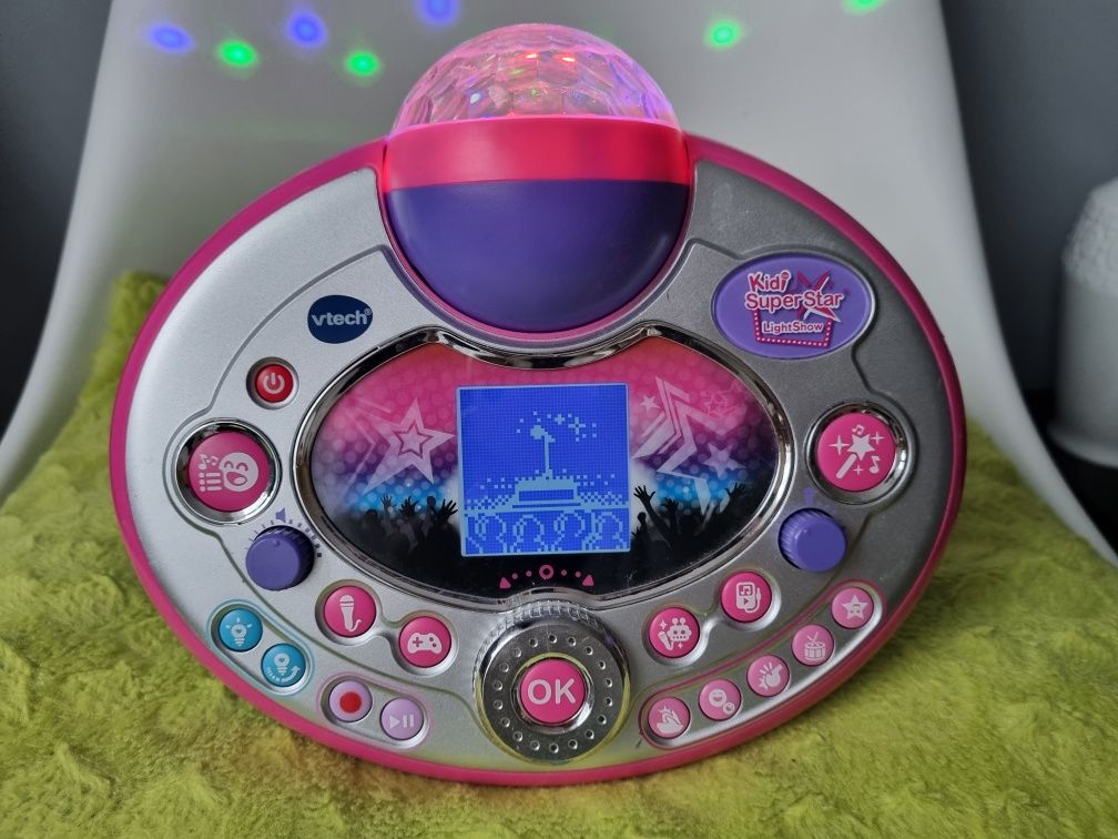 Vtech karaoke projektor zabawka grająca interaktywna