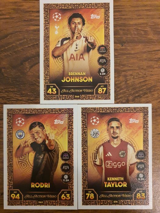 Karty piłkarskie all action hero topps match attax 2025/2026