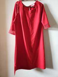 Sukienka  czerwona 44-xl