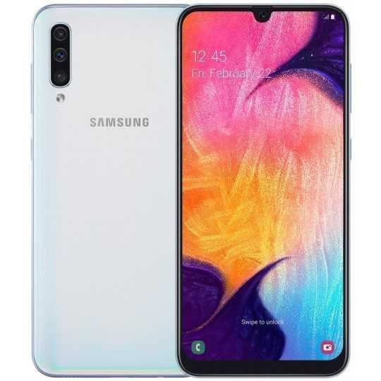 Смартфон Samsung Galaxy A50 (A505F) 4/64GB White 6.4" 2SIM 4000 mAh
