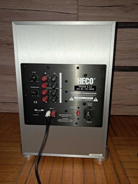 HECO VOUGE 5.1a Potężny Subwoofer Aktywny