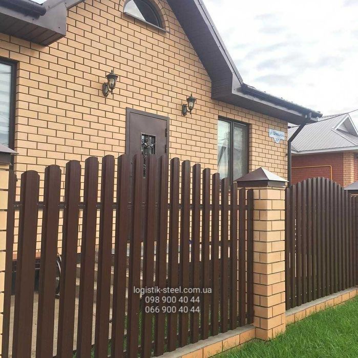 Металеві Штахети Штахетник Штакетник Металический Евроштакетник