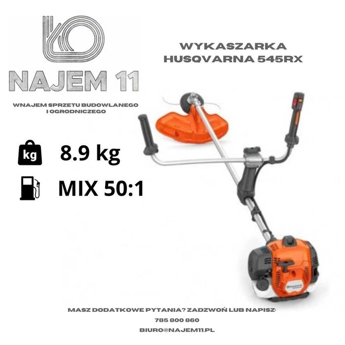 *** WYNAJEM - Wykaszarka / nożyce do żywopłotu spalinowe***