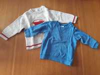 Sweter C&A i H&M, rozmiar 80, 2 szt.