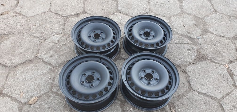 Felgi stalowe komplet 5x112 15" et37  6j audi vw