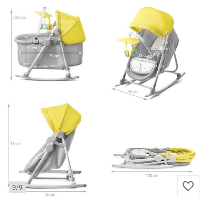 Leżaczek Bujaczek Kinder Kraft 5w1