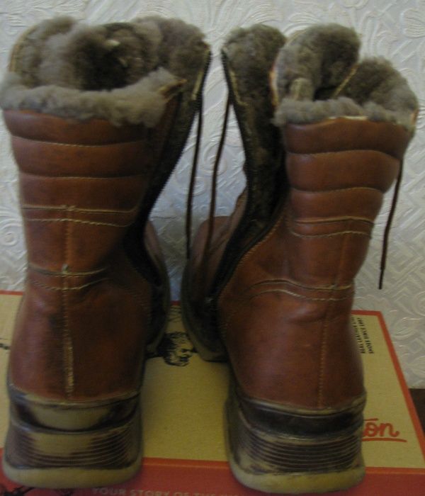 Ботинки зимние женские на меху цвет корчиневый 40 размер