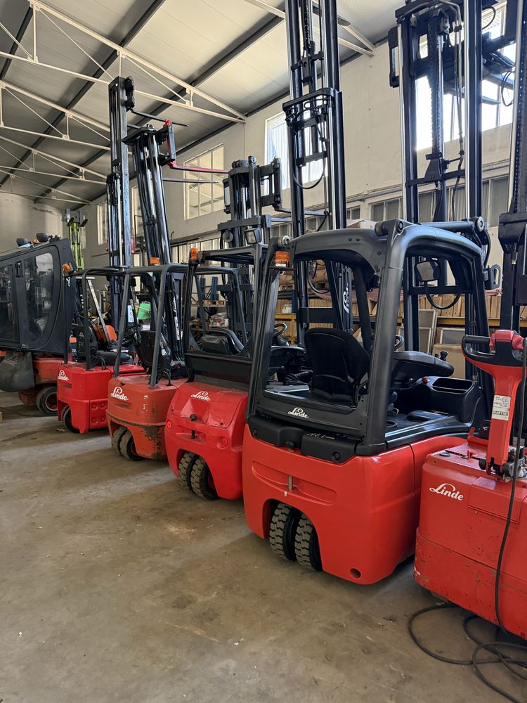 Empilhador linde H16 eletrico com deslocador lateral