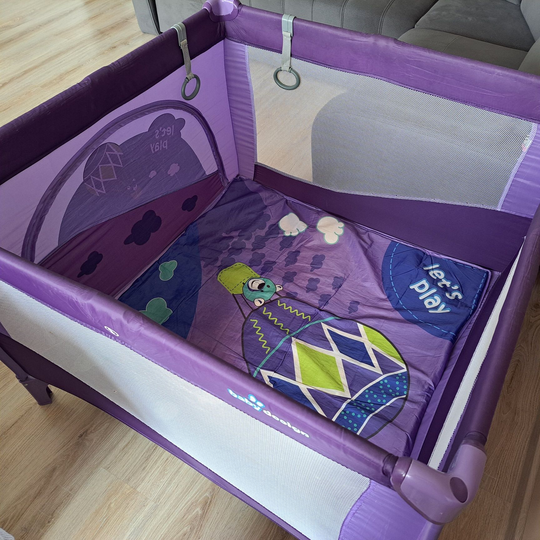 Kojec dla dzieci baby design play kosz