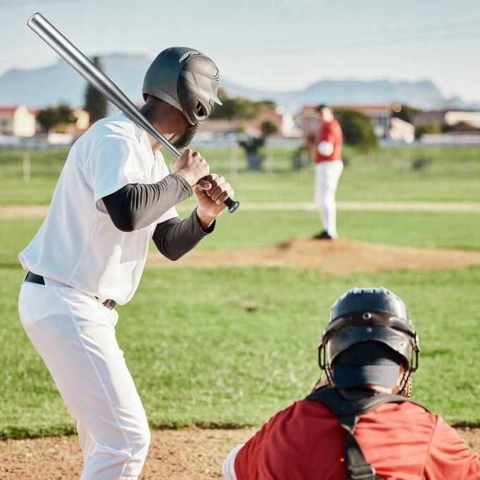 Ciężki Kij Baseballowy Bejsbolowy 25 cali 900g Srebrny Stop Metali HIT