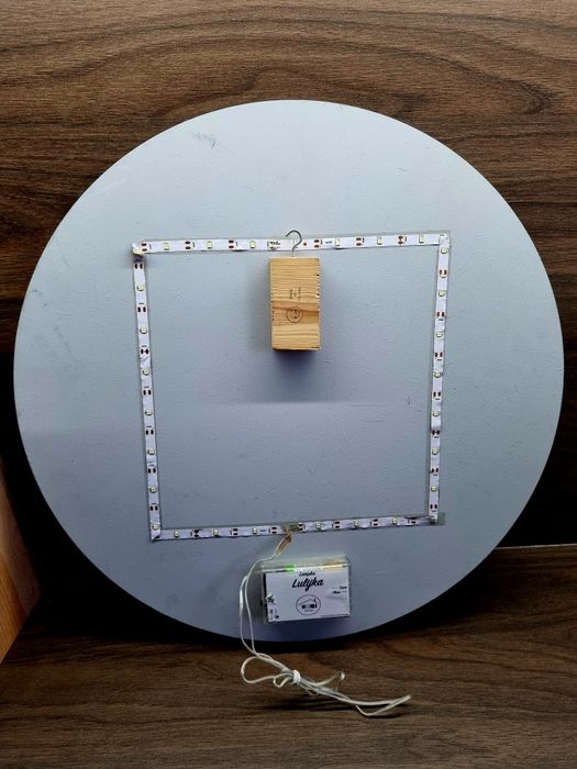 Drewniana lampka z imieniem