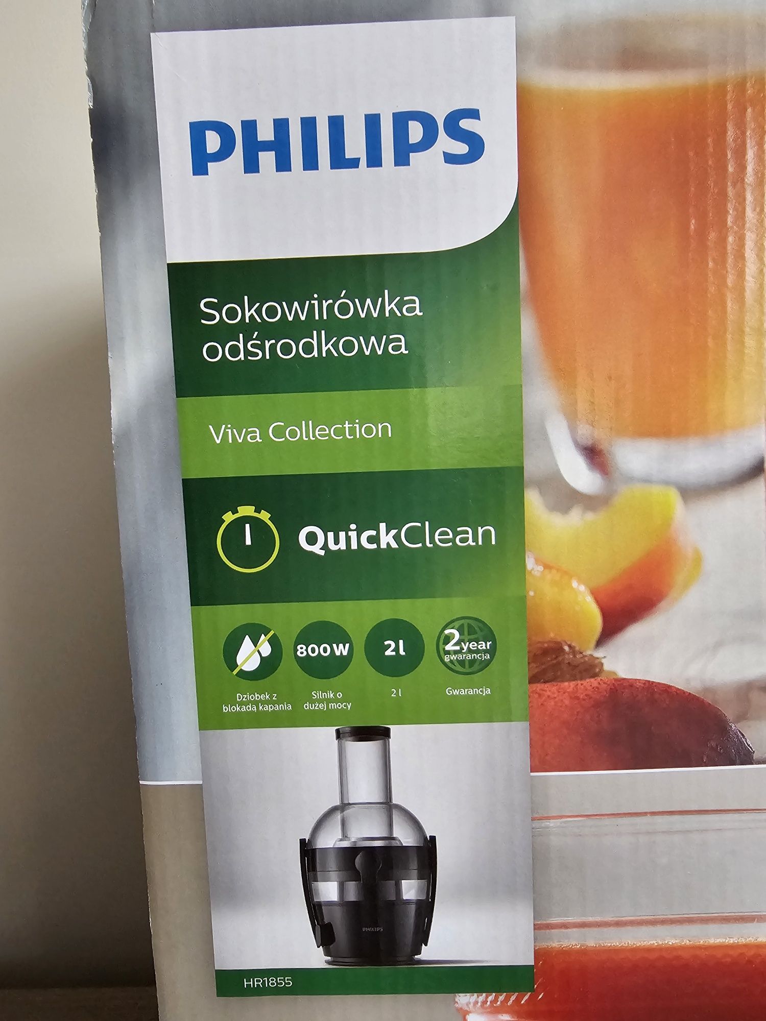 Sokowirówka philips HR1855 uszkodzona