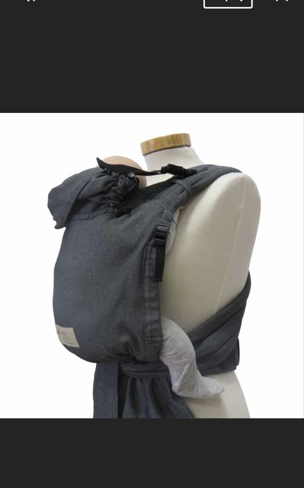 Nosidło hybrydowe baby carrier grafitowe