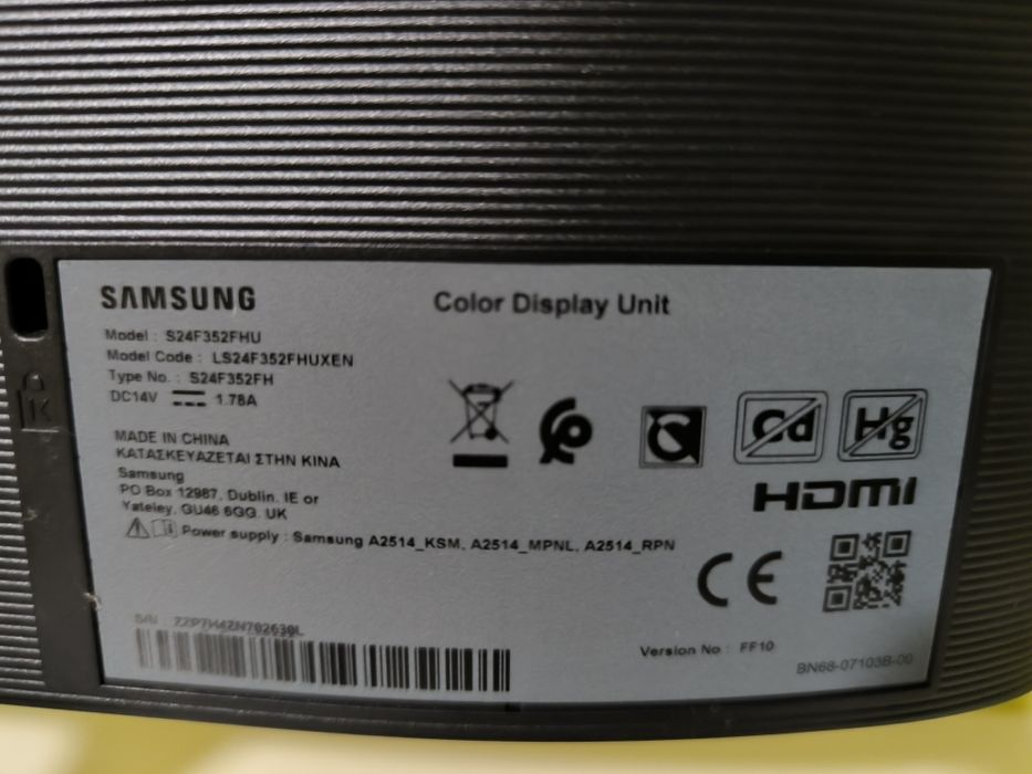 Monitor Samsung 24 polegadas