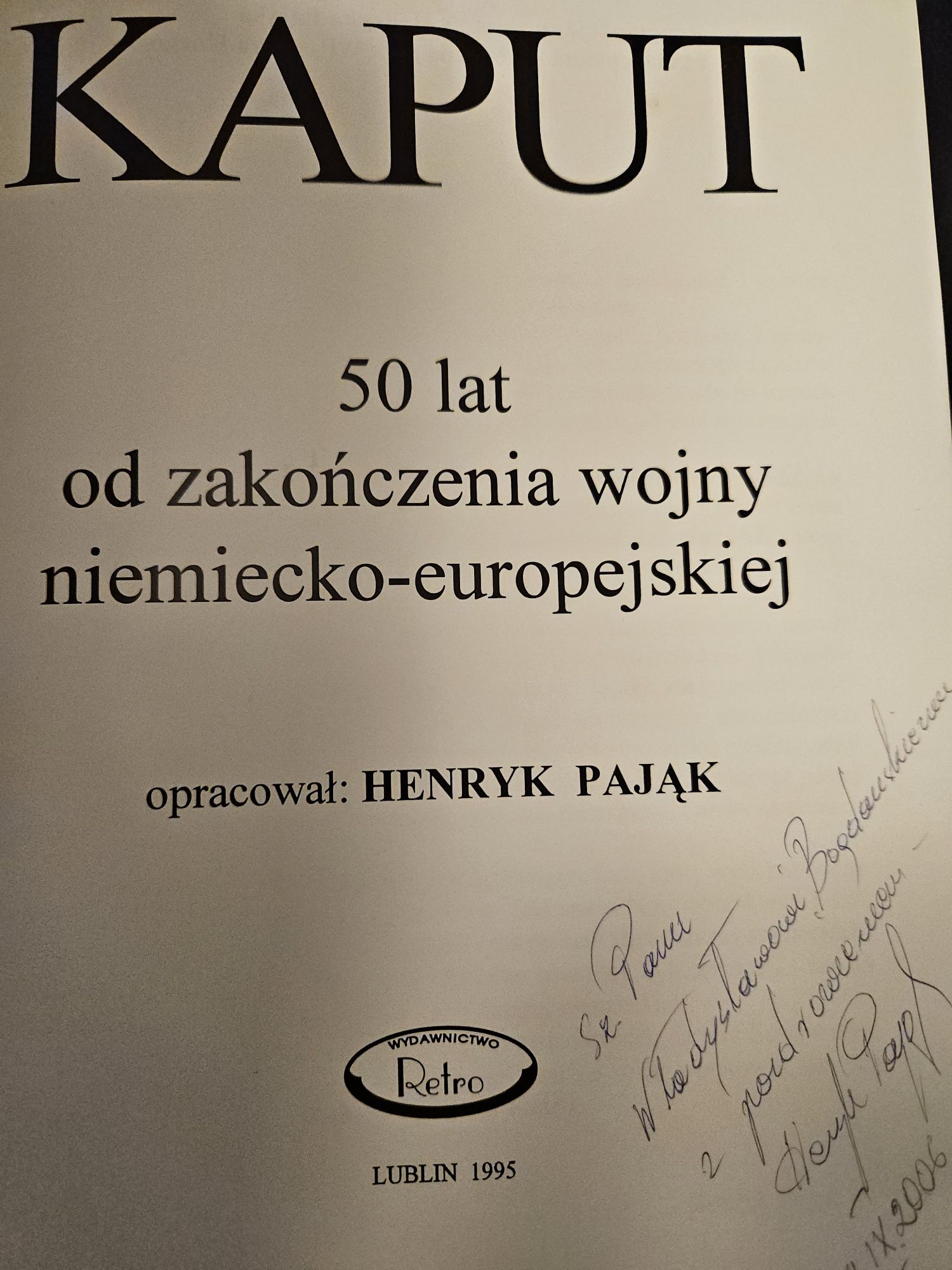 Henryk Pająk Kaput