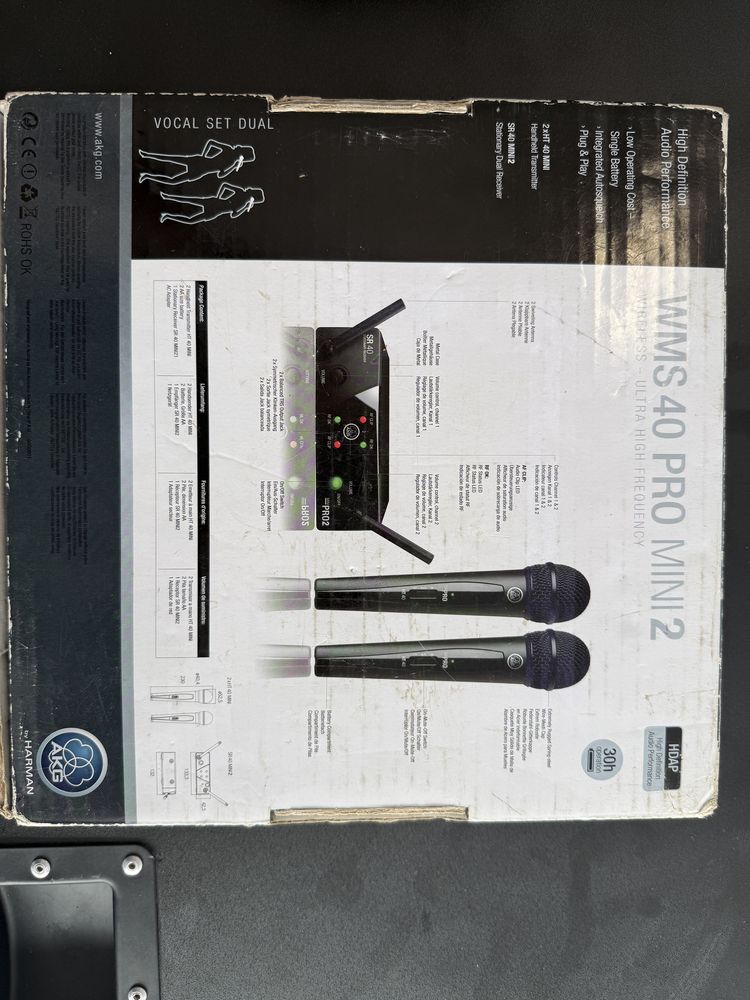 Mikrofony bezprzewodowe WMS 40 PRO MINI 2