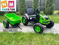 Duży TRAKTOR HECTOR Pilot EVA Auto na akumulator pojazd samochód