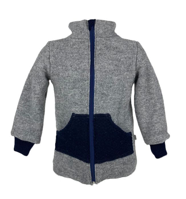 Kurtka 100% wełna parzona 92 cm wool dwuwarstwowa ty.bles