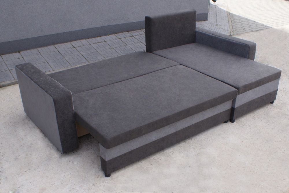 Narożnik Loft z funkcją spania! Kanapa Łóżko Rogówka Sofa