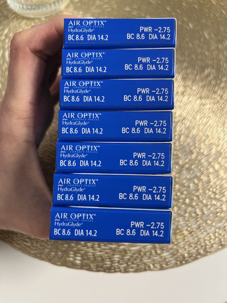 Soczewki AIR OPTIX plus hydraGlyde