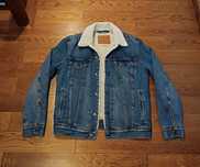 Kurtka Jeans Levi's Sherpa Ocieplana Miś Oryginalna Rozmiar S