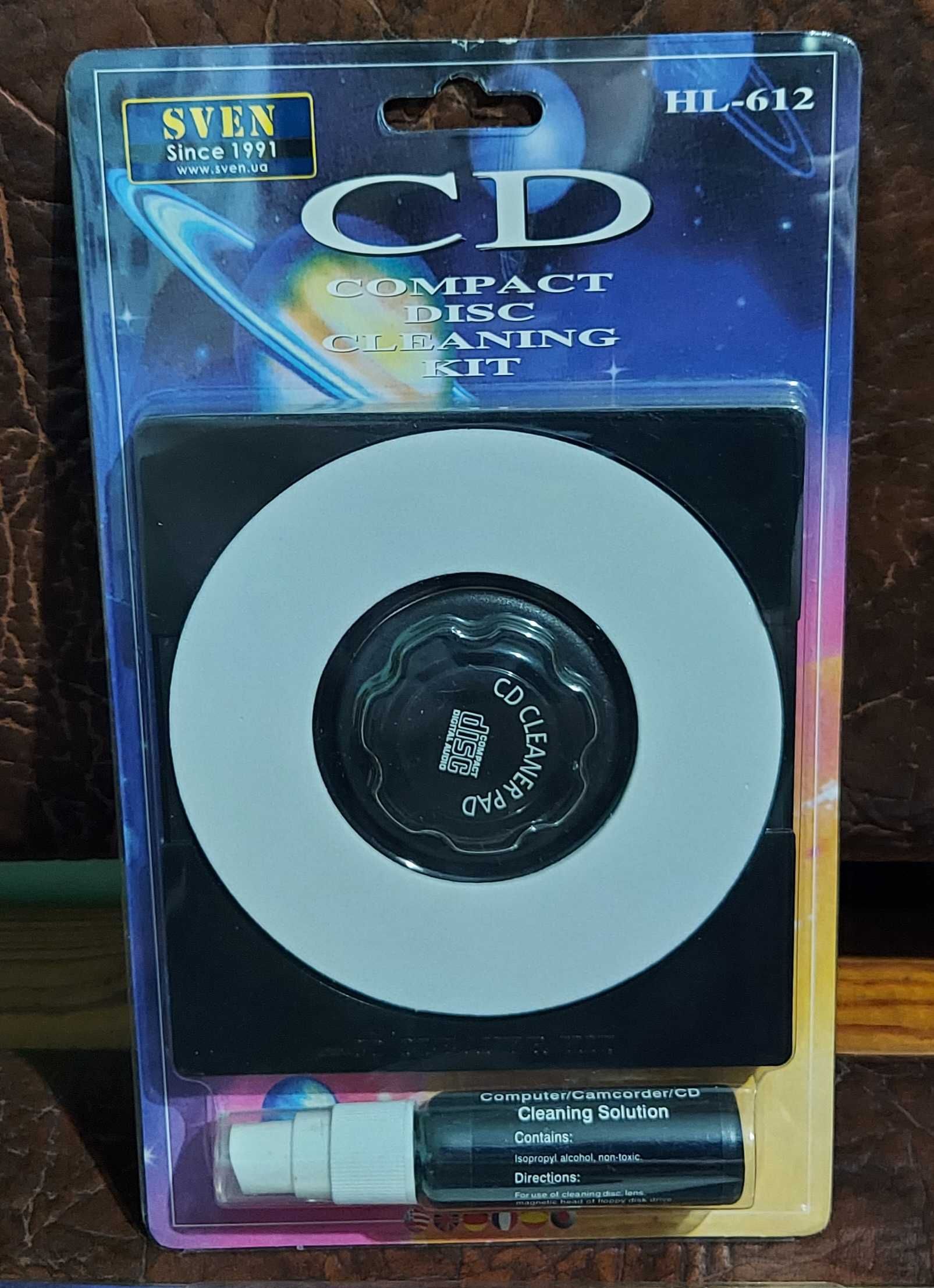 Чистящий набор CD/DVD дисков