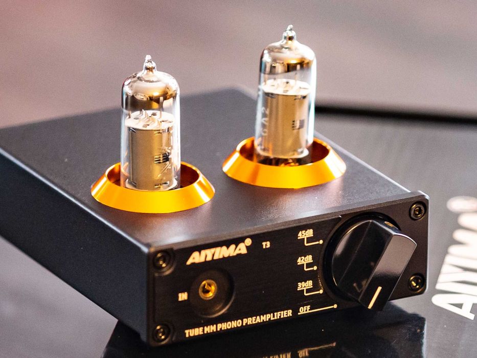 Przedwzmacniacz gramofonowy lampowy AIYIMA T3 Hi-Fi