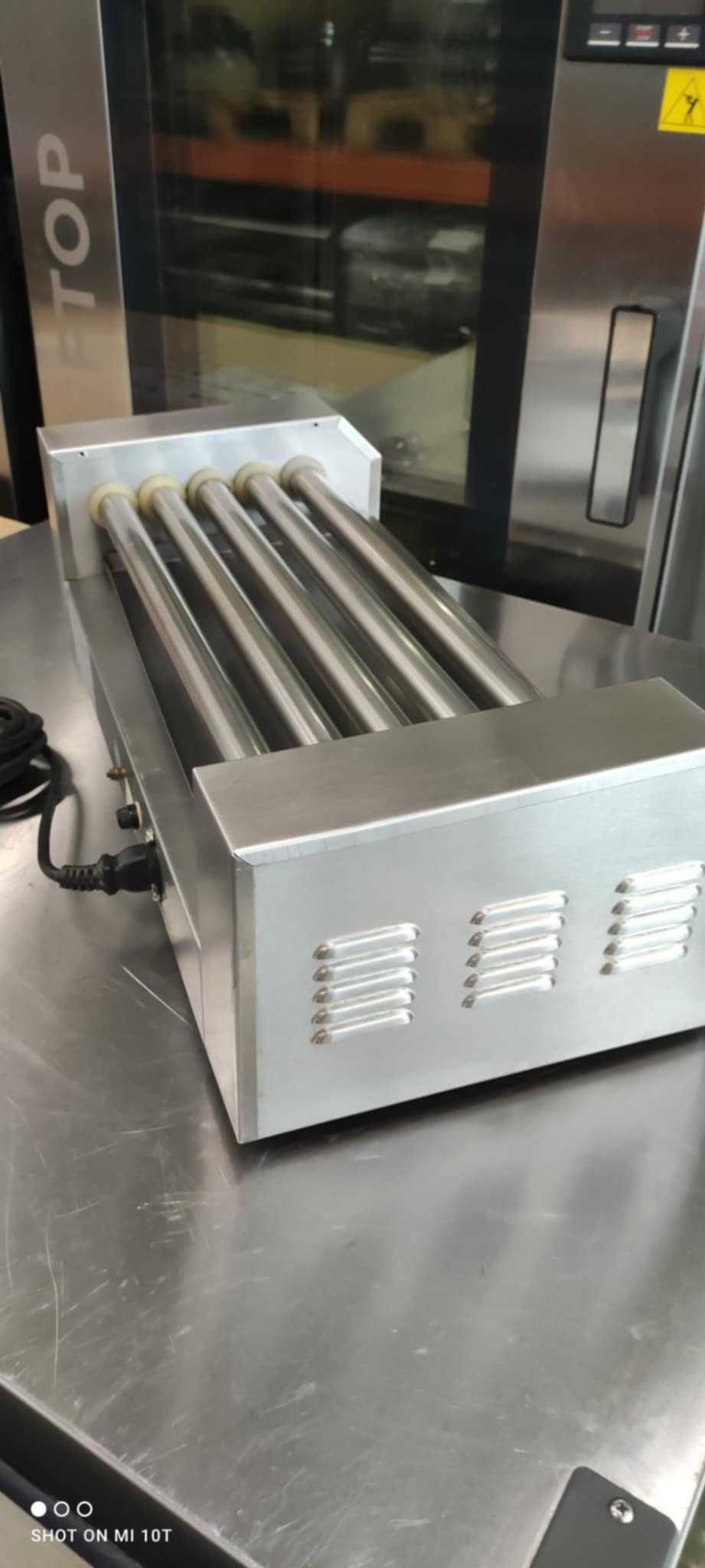 Grill rolkowy 5 rolek stal nierdzewna ROYAL CATERING RCHG-5E Hot Dog