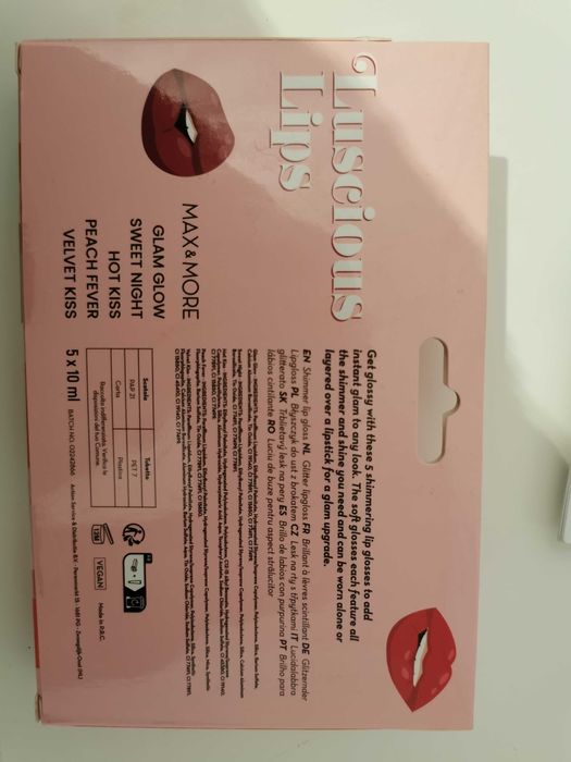 Zestaw blyszczyków do ust