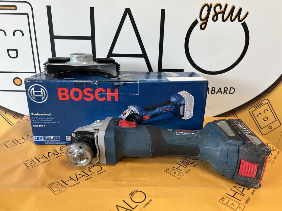 Zestaw Bosch GSR 18V-45 + GBH 18V-21 + GWS 18V-7 od Lombard HaloGSM