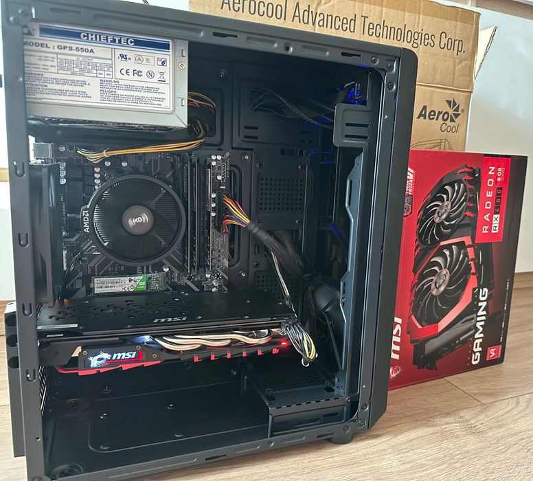 Gamingowy Ryzen 5/16 RAM/Radeon 8 GB/SSD 480 GB/Oryginalny Windows 11