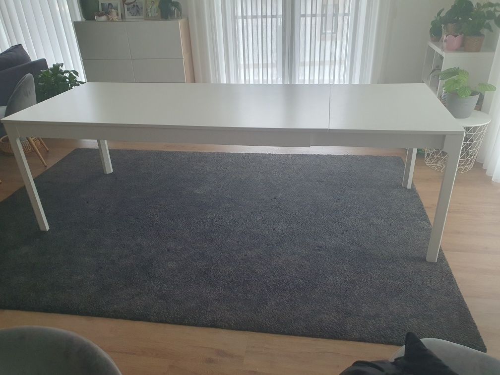 Mesa extensível branca