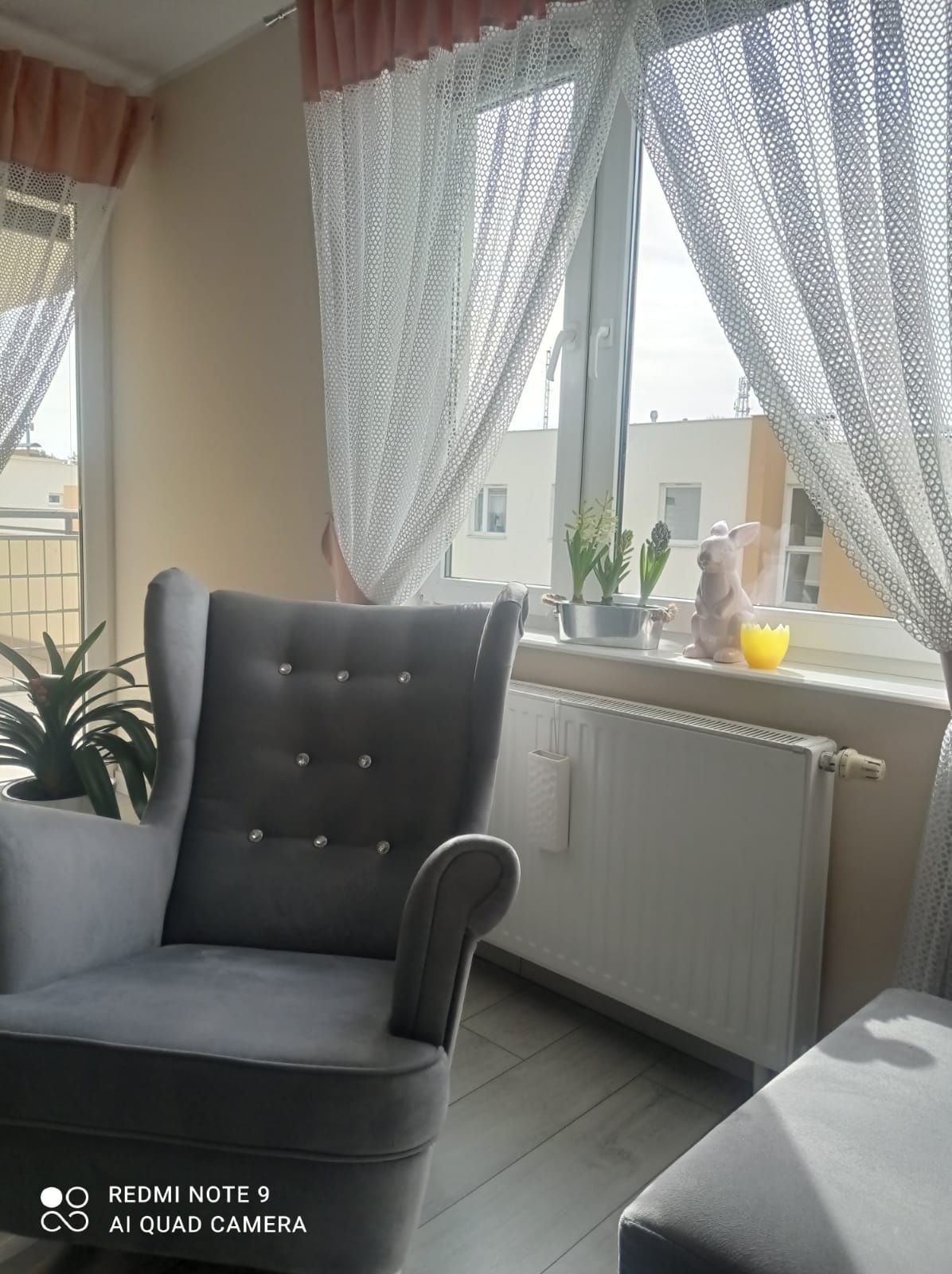 Firany zestaw duże oczka wysokość  245 cm