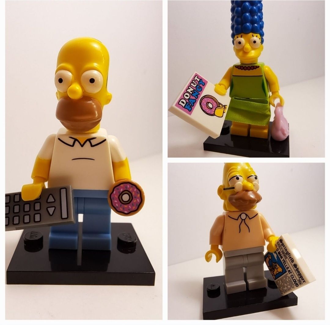 Lego Simpsons series 1 minifigures . Сімпсони мініфігури лего серія 1.