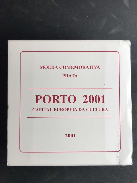 500 Escudos 2001 Prata Proof - Porto Capital Europeia da Cultura