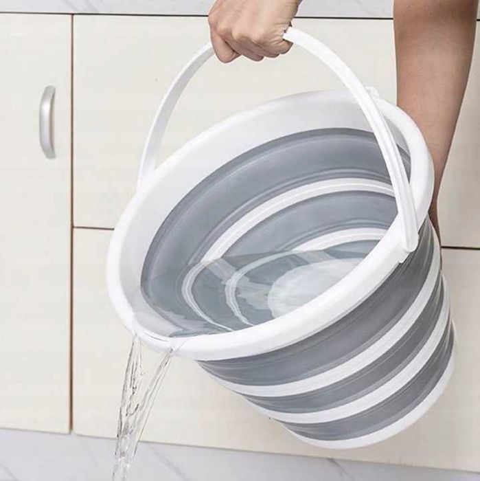 Wiadro Silikonowe Składane 10L