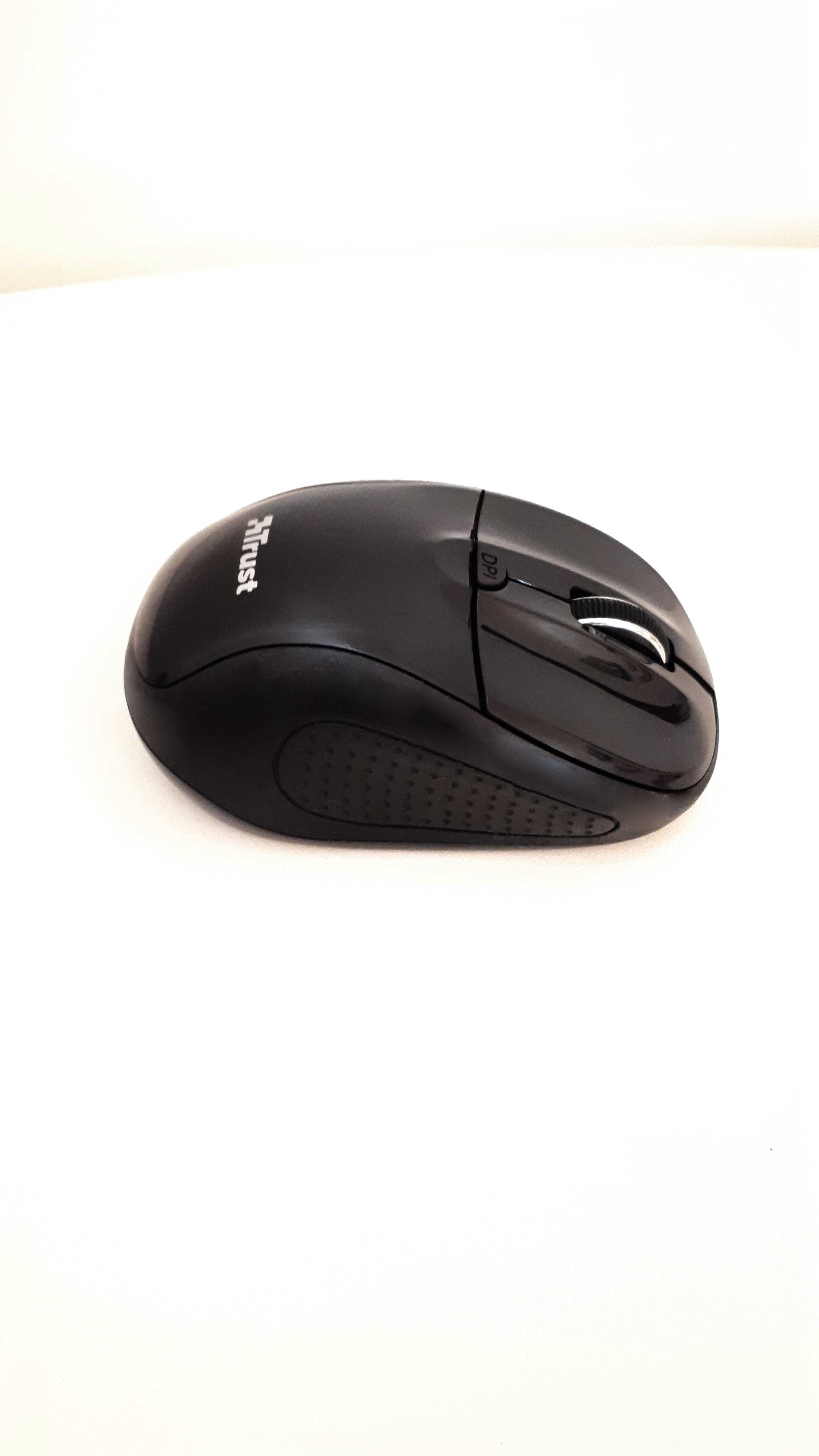 Rato, Mouse Trust Wireless 1600 DPI, Black