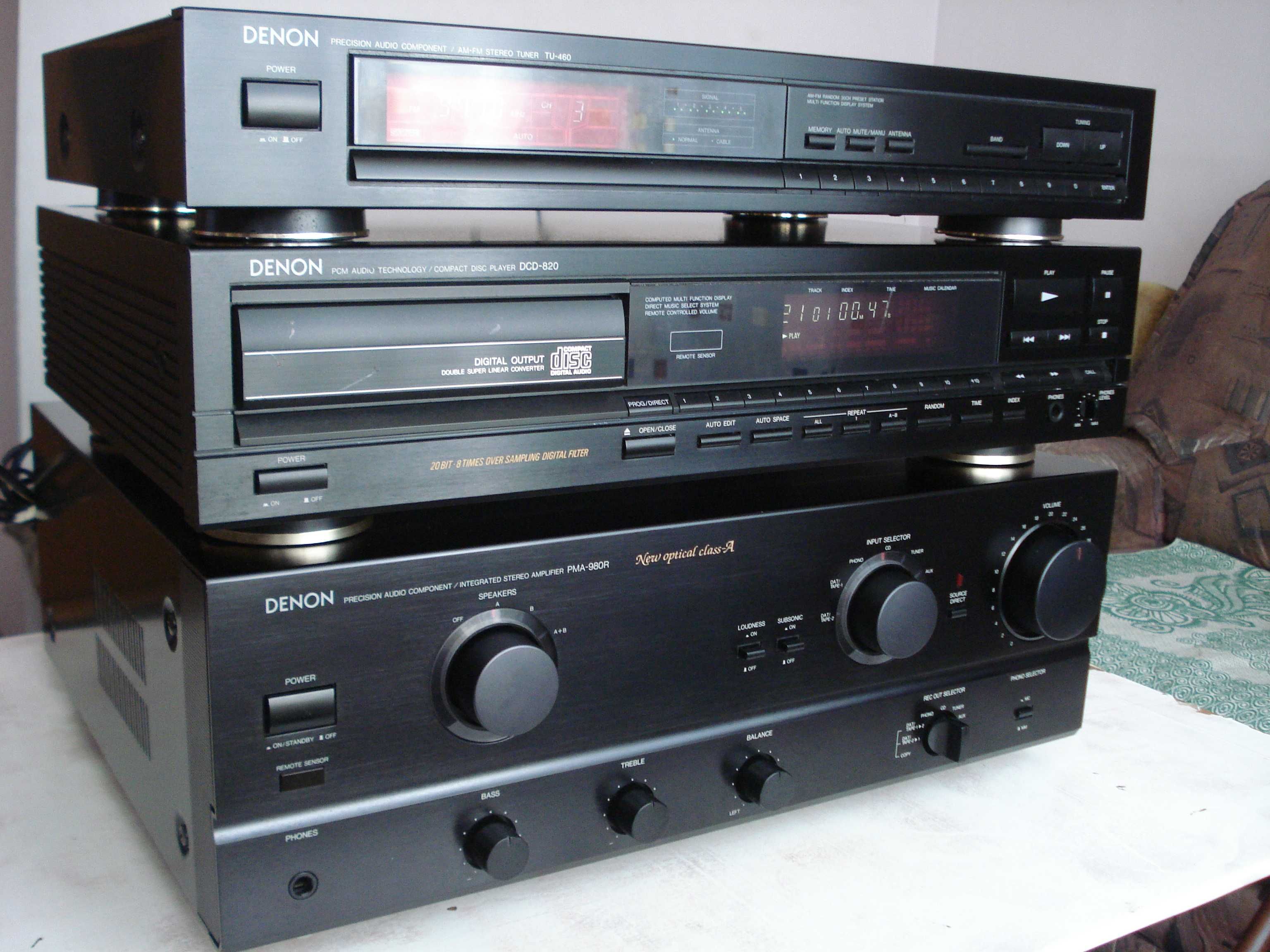 Стійка "Denon" PMA-980r, DCD-1450AR, TU-260L