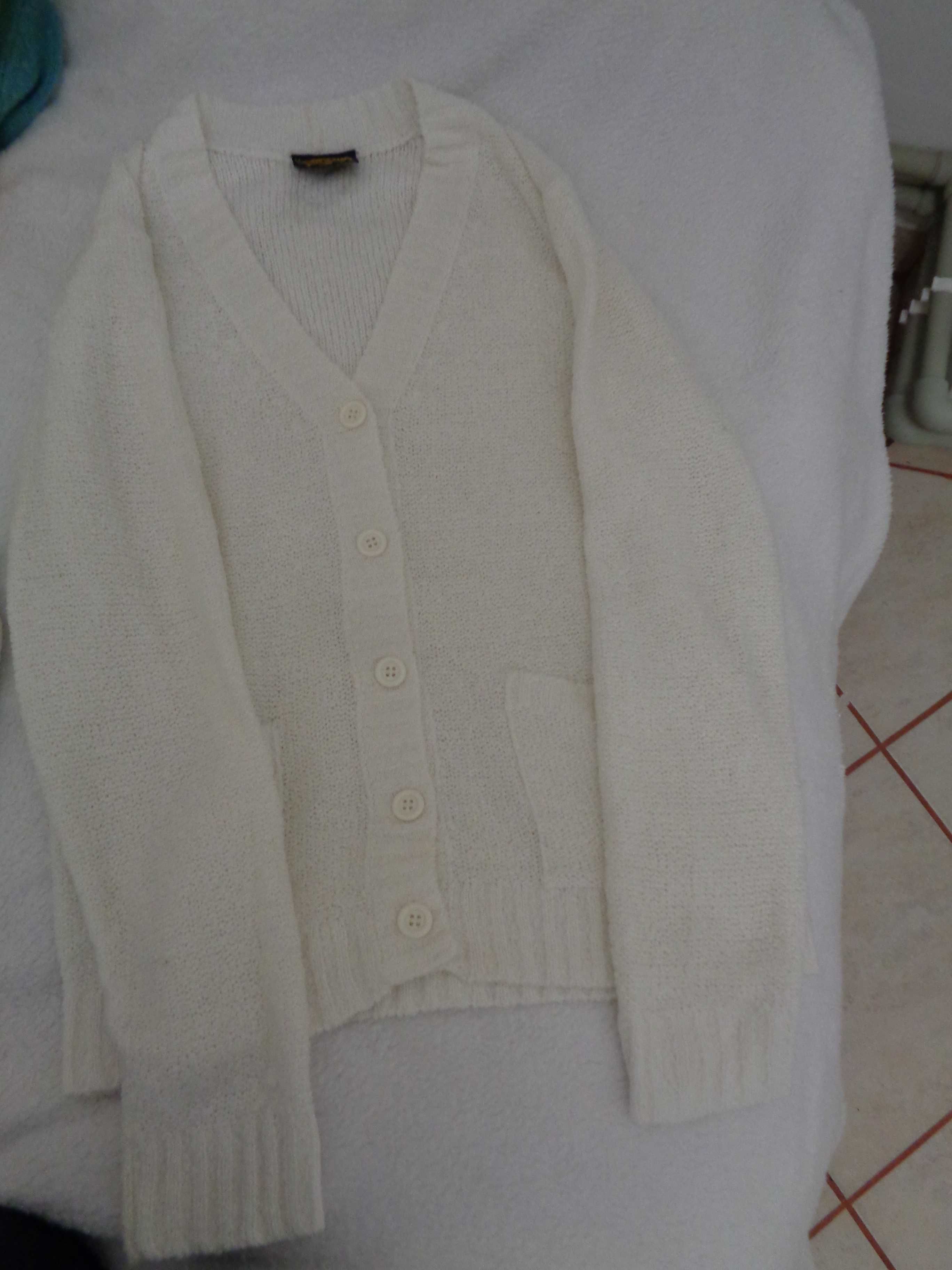 Swetry białe Slazenger Marks & Spencer Queen of Saba
