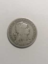 Moeda 50 centavos República Portuguesa 1938