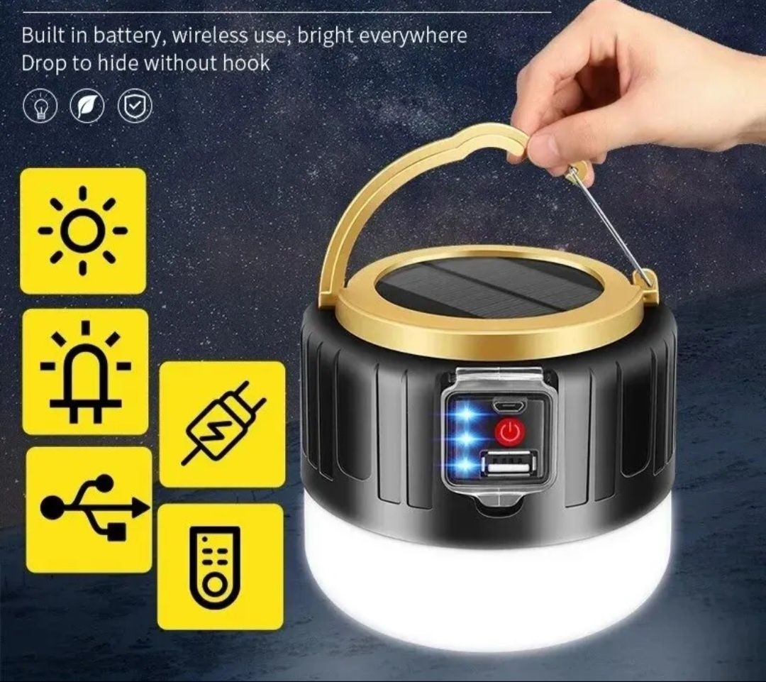 Lampa Solarna powerbank.