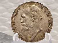 5 koron Liechtenstein  1904 r Extremalnie rzadkie - STAN  !!!