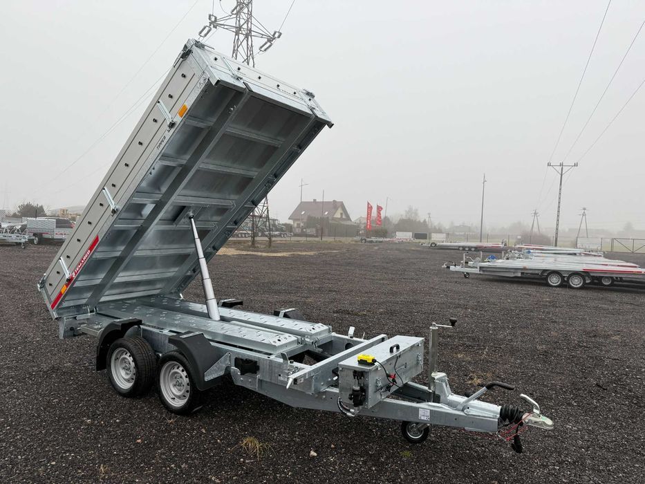 Przyczepa wywrotka TEMARED TIPPER 3x1.5m/2 DMC:2.7T + NAJAZDY +PODPORY