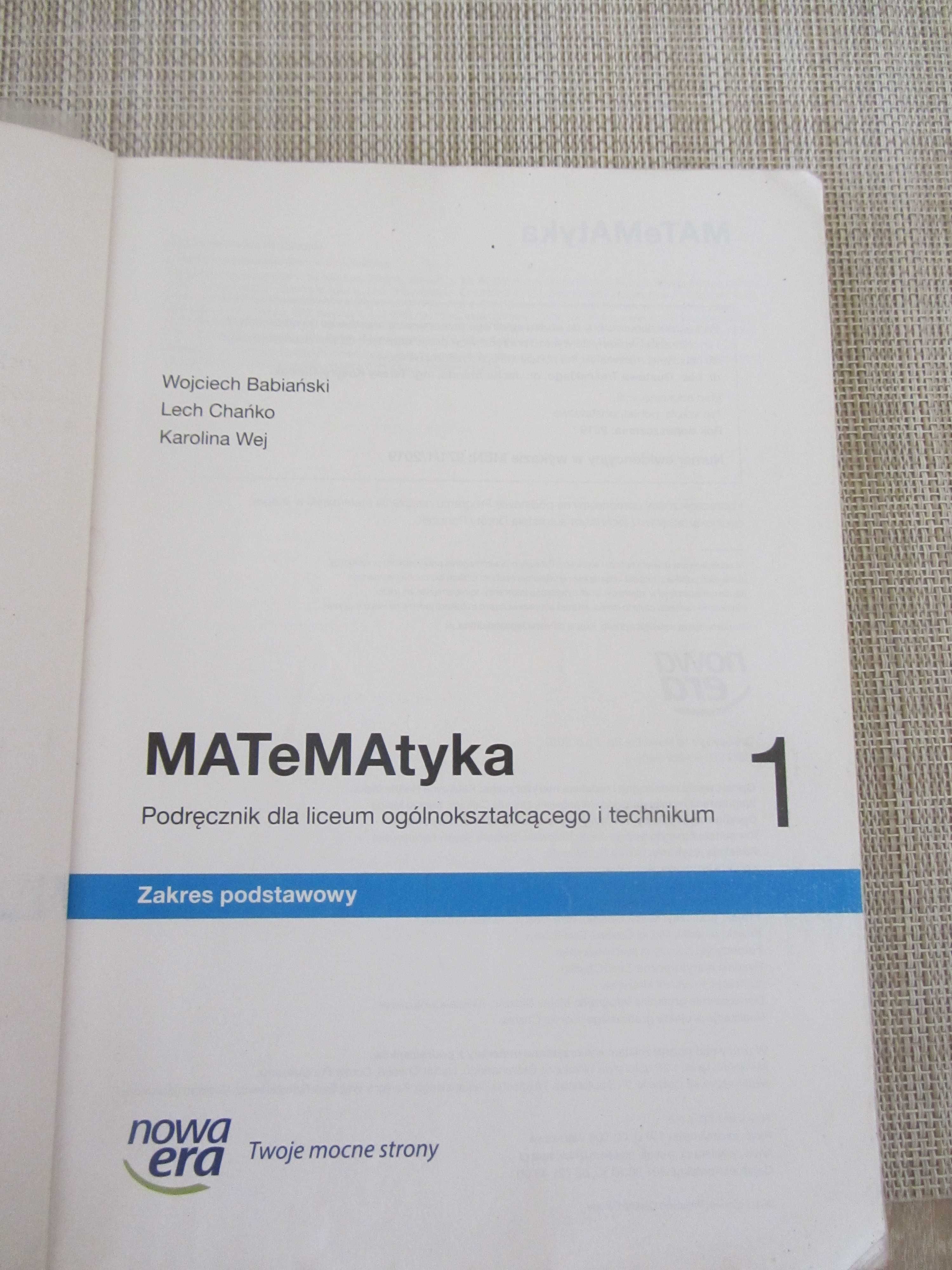matematyka 1 zakres podstawowy